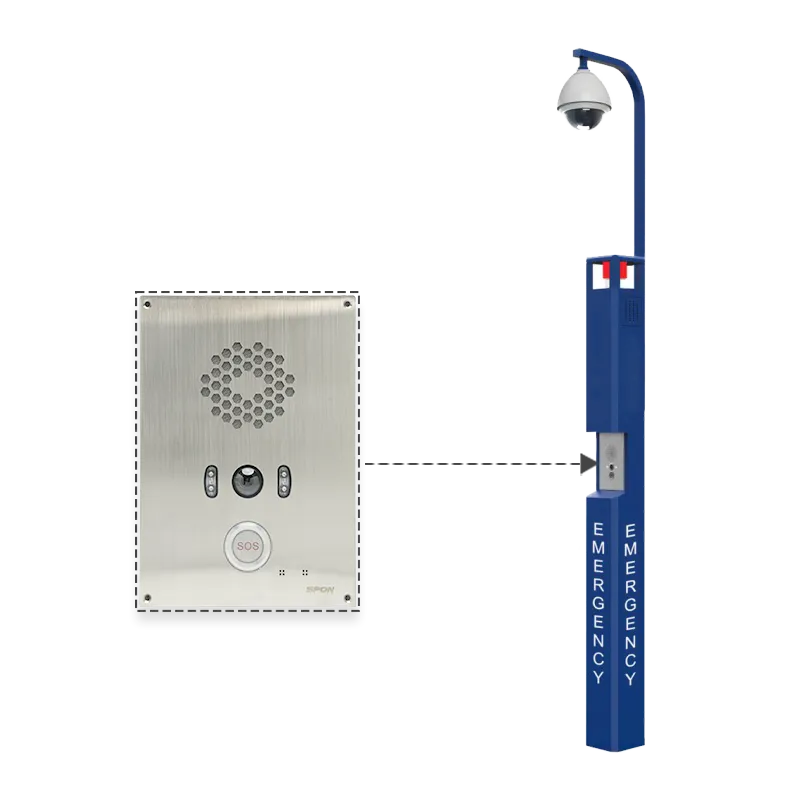 Trạm liên lạc khẩn cấp IP ngoài trời SPON XC-9242V
